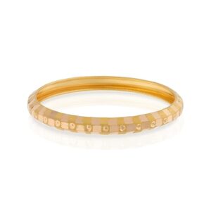 malabar gold & diamonds 22k (916) bis hallmark yellow gold bangle for women, kangan bangle